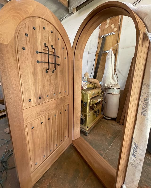 Handcrafted wood door by TruCrafter