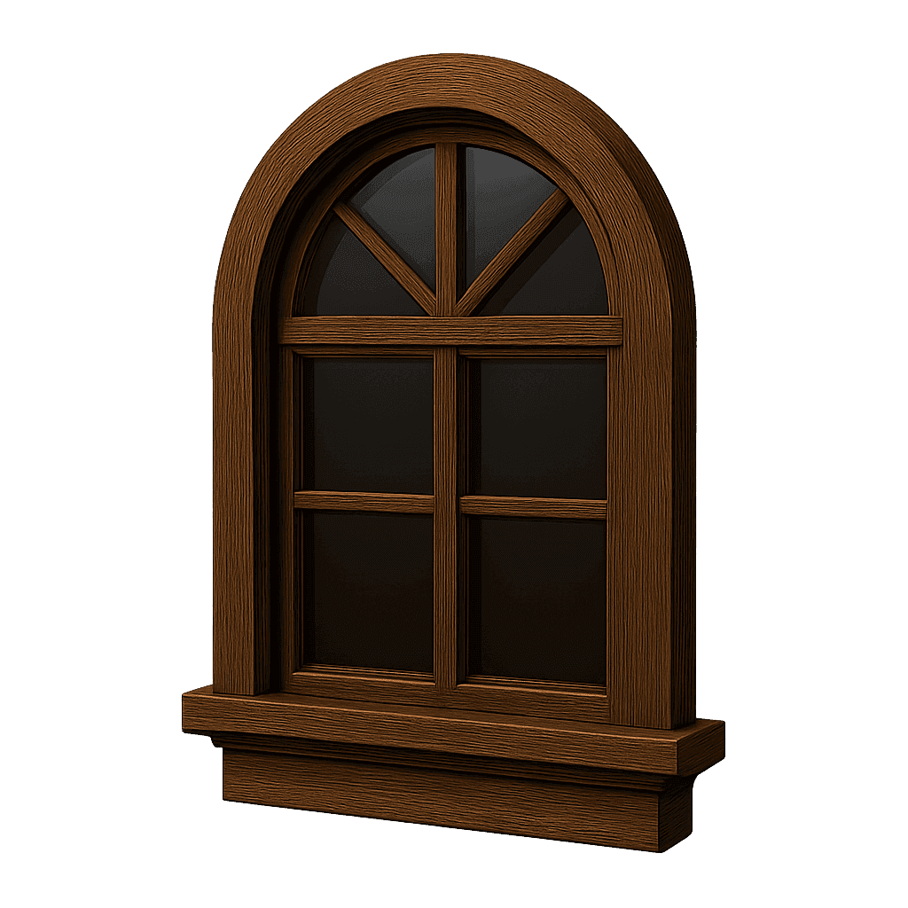 3D custom wood window model by TruCrafter