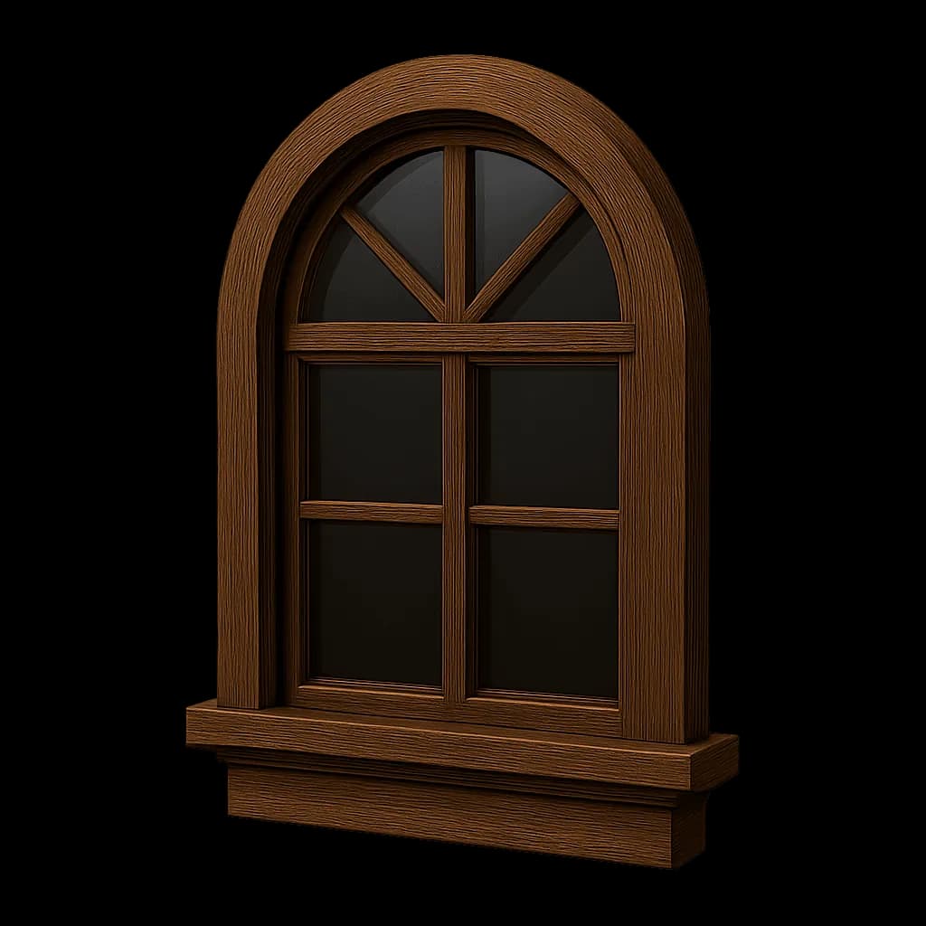 3D custom wood window model by TruCrafter